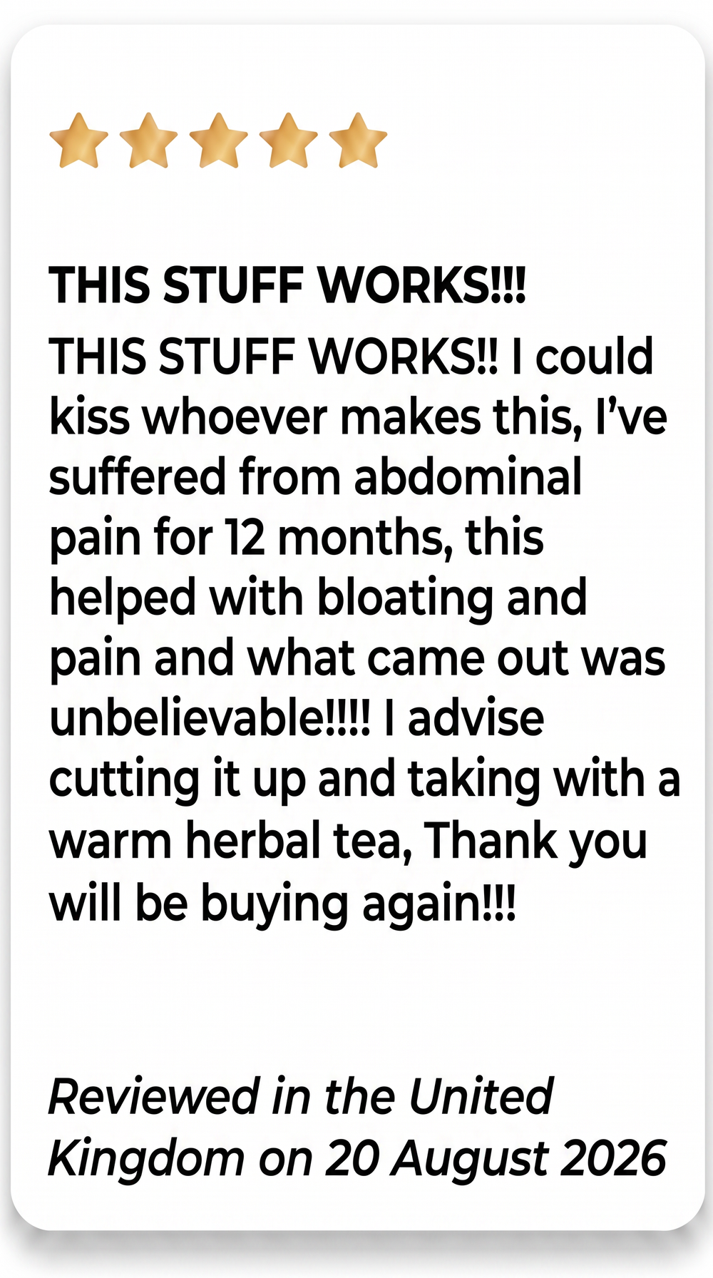 Customer review