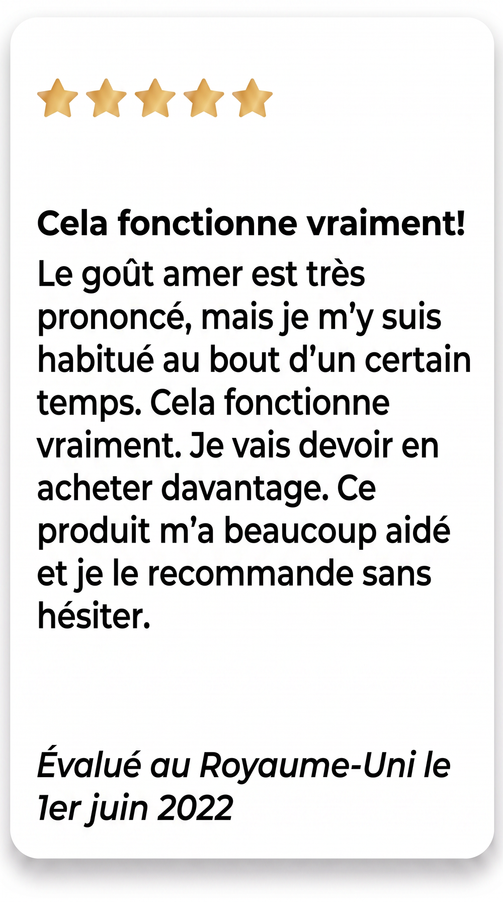 Customer review