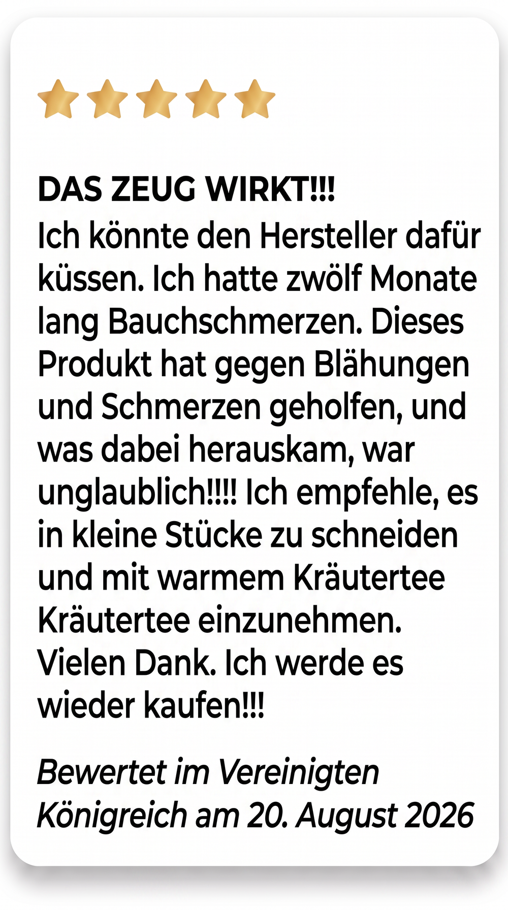 Customer review