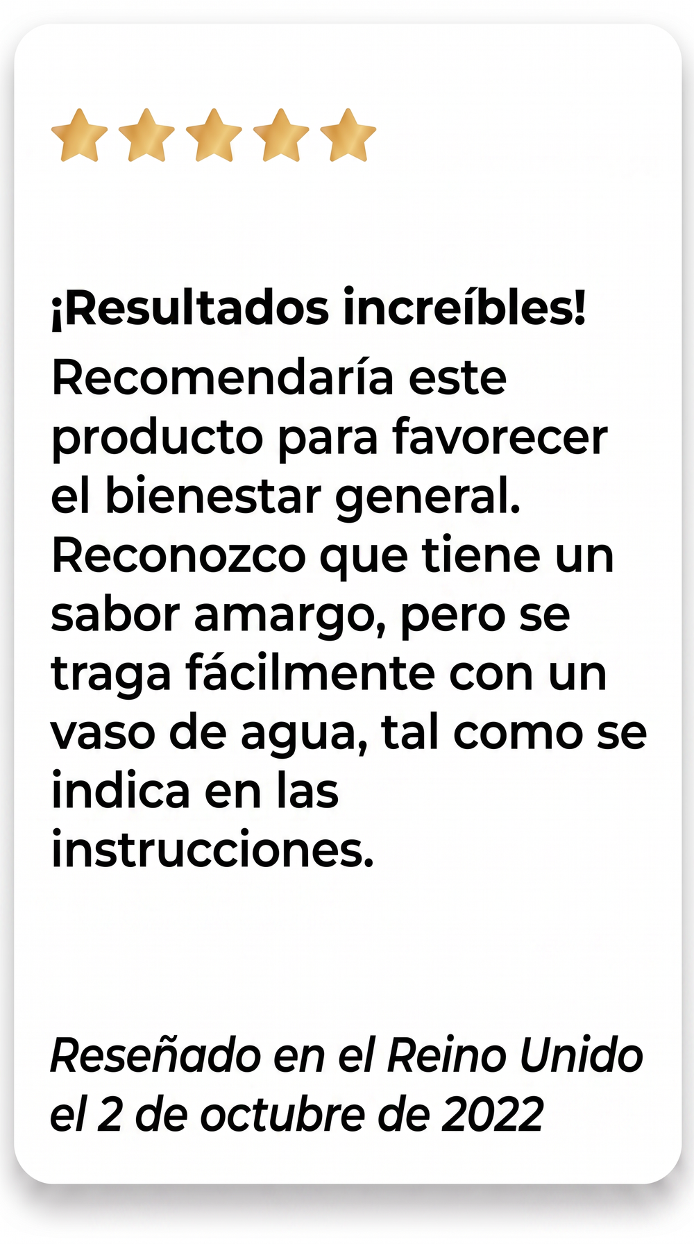 Customer review