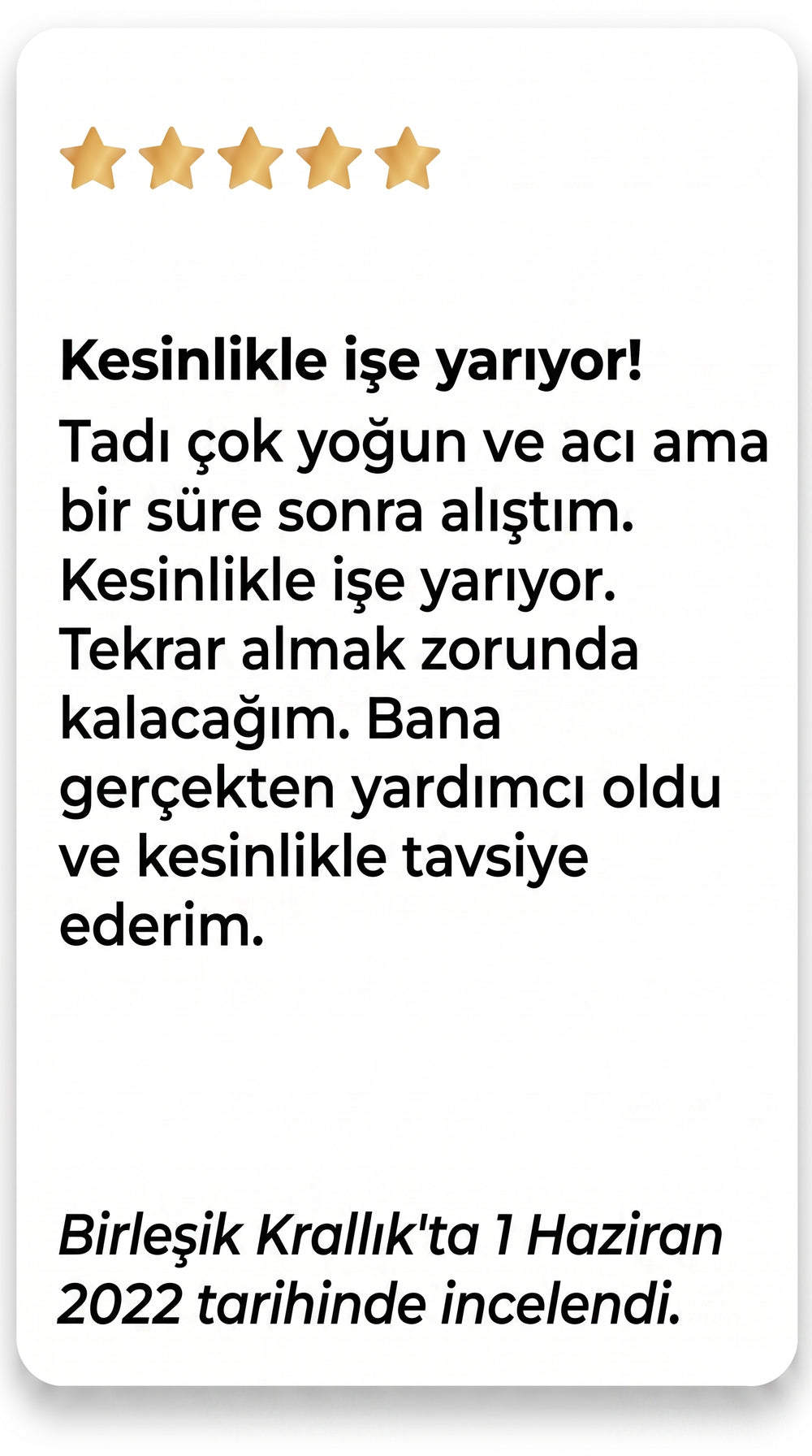 Customer review